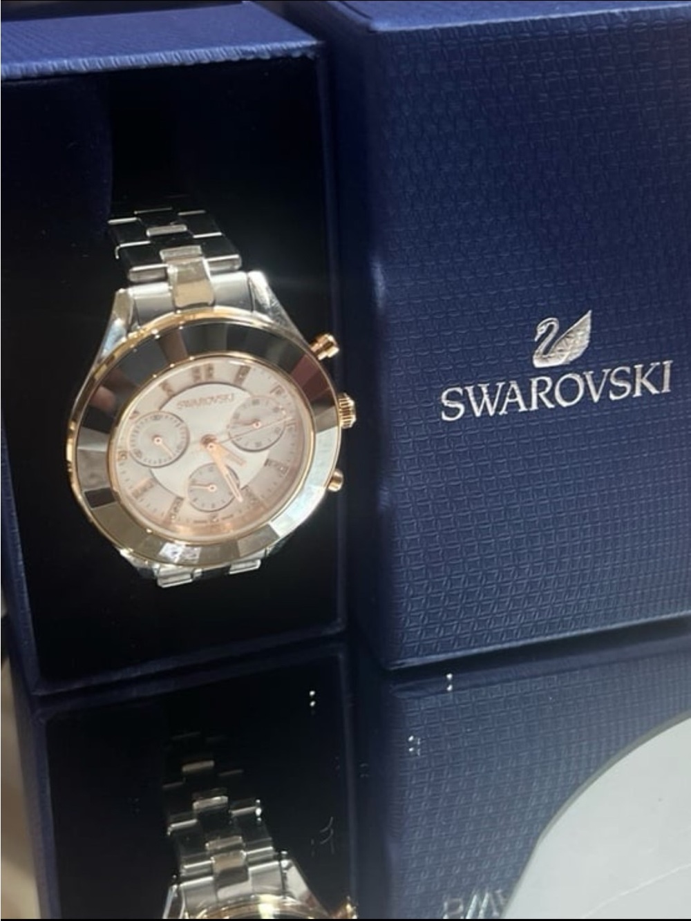 Swarovski Octea Lux Sport watch Swiss Made, Metal bracelet, Silver tone verified - Picture 3 of 13